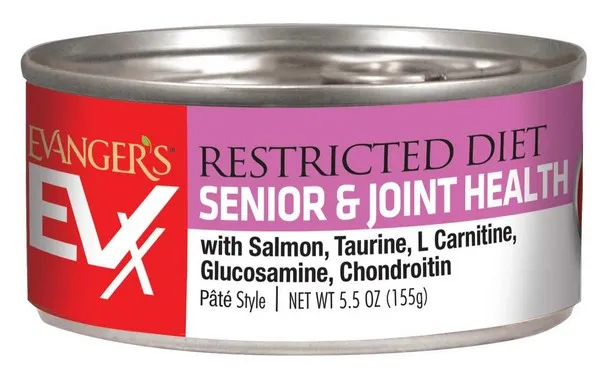 24/5.5 oz. Evanger's Evx Restricted Diet Senior And Joint Health For Cats - Items on Sale Now